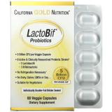 Пробіотики, LactoBif Probiotics, California Gold Nutrition, 5 млд, 60 капсул, фото
