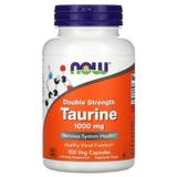 Таурин, Taurine, Now Foods, 1000 мг, 100 капсул, фото