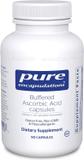 Буферизированная аскорбиновая кислота, Buffered Ascorbic Acid, Pure Encapsulations, 90 капсул, фото