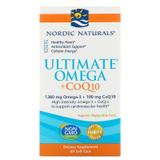 Омега-3 с коэнзимом Q10, Omega + CoQ10, Nordic Naturals, 1000 мг, 60 капсул, фото