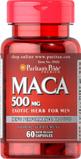 Мака, Maca, Puritan's Pride, 500 мг, 60 капсул, фото