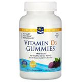 Витамин Д3, Vitamin D3 Gummies, Nordic Naturals, лесные ягоды, 1000 МЕ, 120 желе, фото