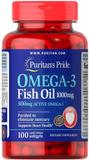 Омега-3 рыбий жир, Omega-3 Fish Oil, Puritan's Pride, 1000 мг, 300 мг активного, 100 капсул, фото
