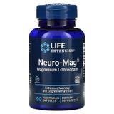 Магний L-треонат, Magnesium L-Threonate, Neuro-Mag, Life Extension, 90 растительных капсул, фото