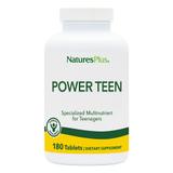 Вітаміни для підлітків, Supplement For Teenagers, Nature's Plus, Source of Life, 180 таблеток, фото