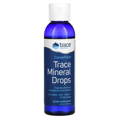Мінерали в краплях, Trace Mineral Drops, Trace Minerals Research, 118 мл - фото