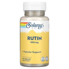 Рутин, Rutin, Solaray, 500 мг, 90 капсул - фото