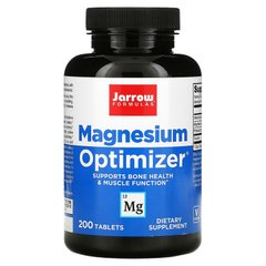 Оптимизатор магния, Magnesium Optimizer, Jarrow Formulas, 200 таблеток - фото