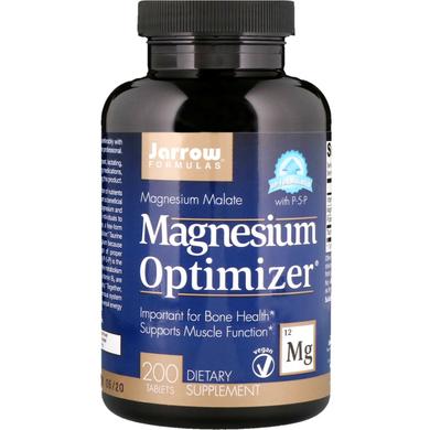 Оптимізатор магнію, Magnesium Optimizer, Jarrow Formulas, 200 таблеток - фото