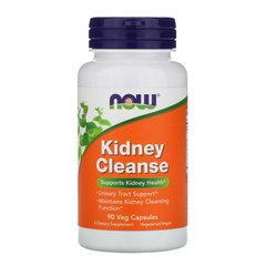 Очистка почек и мочевого, Kidney Cleanse, Now Foods, 90 капсул - фото
