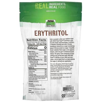Эритритол (цукрозамінник), Erythritol, Now Foods, 454 г - фото