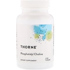 Фосфатидилхолін, Phosphatidyl Choline, Thorne Research, 60 капсул - фото