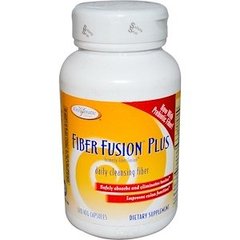 Очищение организма Fiber Fusion Plus, Enzymatic Therapy (Nature's Way), 120 капсул - фото