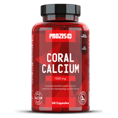 Кальцій, Coral Calcium, 1000 мг, Prozis, 60 капсул - фото