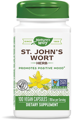 Звіробій, St. John's Wort, Nature's Way, трава, 350 мг, 100 капсул - фото