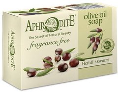 Натуральне оливкове мило без добавок (класичне), Aphrodite, 100 г - фото
