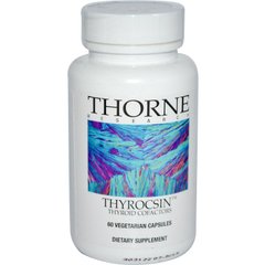 Підтримка щитовидної залози, Thyrocsin, Thorne Research, 60 капсул - фото