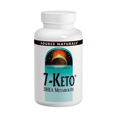 7 кето ДГЕА метаболіт, 7-Keto DHEA Metabolite, Source Naturals, 50 мг, 60 таблеток - фото