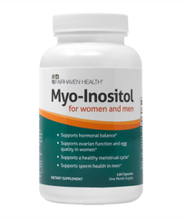 Міо-інозитол, для жінок і чоловіків, Myo-Inositol, Fairhaven Health, 120 капсул - фото