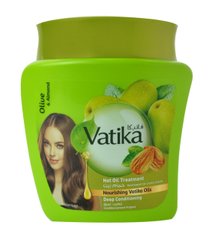 Маска для волосся Глибоке кондиціювання, Vatika Virgin Olive Deep Conditioning, Dabur, 500 г - фото