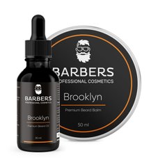 Набір для догляду за бородою Brooklyn, Barbers, 30 мл + 50 мл - фото