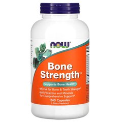 Прочные кости, Bone Strength, Now Foods, 240 капсул - фото