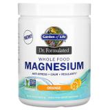 Формула магния, Magnesium Powder, Garden of Life, Dr. Formulated, апельсин, 419,5 г, фото