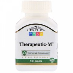 Полівітаміни терапевтичні-М, Therapeutic-M, 21st Century, 130 таблеток - фото