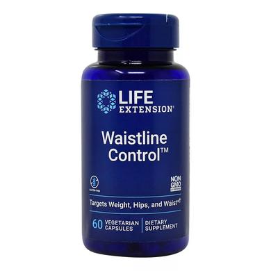 Life Extension, Жироспалювач для стегон та талії, Waistline Control, 60 вегетаріанських капсул (LEX-25096) - фото