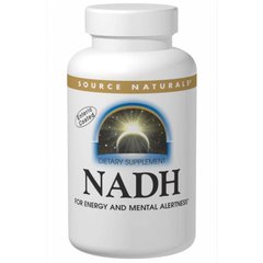 Никотинамидадениндинуклеотид, NADH, Source Naturals, м'ята, 10 мг, 10 таблеток - фото