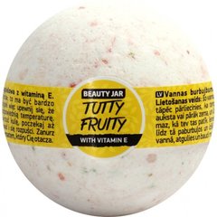 Бомбочка для ванны "Tutty Fruity", Relax Natural Bath Bomb, Beauty Jar, 150 г - фото