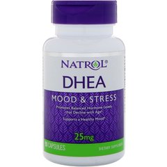 ДГЕА, дегідроепіандростерон, DHEA, Natrol, 25 мг, 90 капсул - фото
