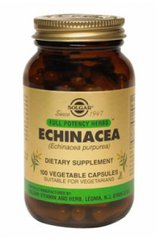 Эхинацея экстракт, Echinacea Herb, Solgar, 100 капсул - фото