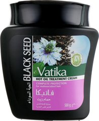 Маска для волосся з насінням чорного кмину, Vatika Treatment Cream Black-Seed, Dabur, 500 г - фото