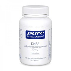 ДГЕА, DHEA, Pure Encapsulations, 10 мг, 180 капсул - фото