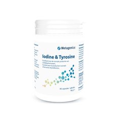Підтримка щитовидної залози, Iodine Tyrosine, Metagenics, 60 капсул - фото