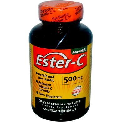 Витамин С (аскорбат), Ester-C, American Health, 500 мг, 225 таблеток - фото