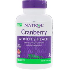 Журавлина екстракт, Cranberry, Natrol, 250 мг, 120 таблеток - фото