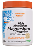 Магній хелат, High Absorption Magnesium Powder 100% Chelated with Albion Minerals, Doctor's Best, 200 мг, порошок 200 г, фото