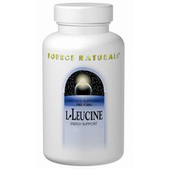 Лейцин, L-Leucine, Source Naturals, 500 мг, 240 капсул - фото