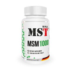 Метілсульфонілметан, MSM, MST, 1000, 90 таблеток - фото