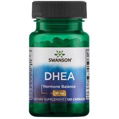 DHEA (дегідроепіандростерон), Ultra DHEA, Swanson, 50 мг, 120 капсул - фото