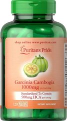 Гарцинія камбоджійська, Garcinia Cambogia, Puritan's Pride, 500 мг, 120 вегетаріанських капсул - фото