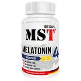 Мелатонин 4 + Магний + В6, Melatonine 4 + Magnesium + B6, MST Nutrition, 100 растительных капсул, фото