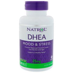 Дегідроепіандростерон, DHEA, Natrol, 25 мг, 300 таблеток - фото