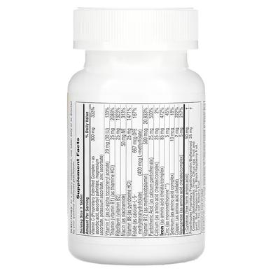 Nature's Plus, Hema-Plex, Железо с незаменимыми питательными веществами для здоровых эритроцитов, медленное высвобождение, 30 таблеток (NAP-03760) - фото