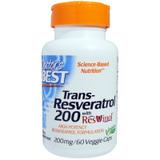 Ресвератрол, Trans-Resveratrol, Doctor's Best, 200 мг, 60 капсул, фото