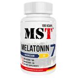 Мелатонин 7 + Магний+ В6, Melatonine 7 + Magnesium + B6, MST Nutrition, 100 растительных капсул, фото