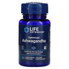 Ашвагандха, Ashwagandha, Life Extension, екстракт, 60 капсул - фото