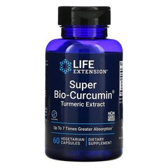 Куркумин, Bio-Curcumin, Life Extension, супер-био, 400 мг, 60 капсул - фото